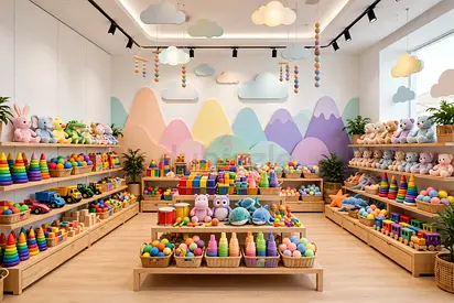 Quivane Toy Store Fit Out Dubai, Toy Shop Interior Design, Kids Store Fit Out – Wrenwood