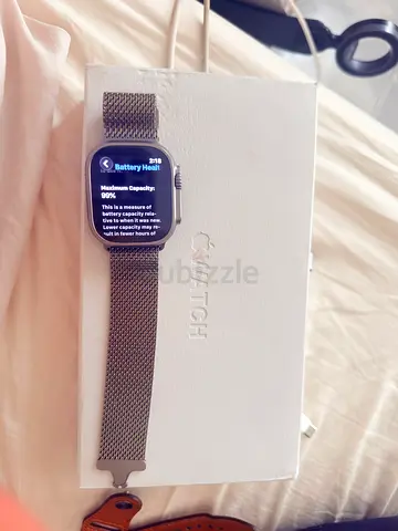 A Apple Watch Ultra 2 – 99% Battery Health + Original Box & Multiple Free Straps | AED 1,600