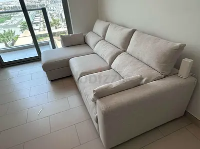 Ikea Eskilstuna L shape sofa bed with storage