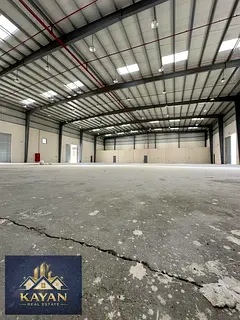 Warehouse for annual rent in Umm Al Thaoub, Umm Al Quwain, covering an area of ​​24,682 square f