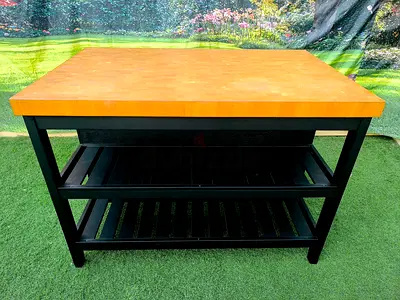 IKEA VADHOLMA Wooden Kitchen Island Counter