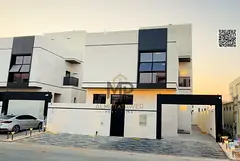 Luxurious corner villa for sale in Al Bahia, Ajman | Prestigious facade and VIP-level finishes | 3,5