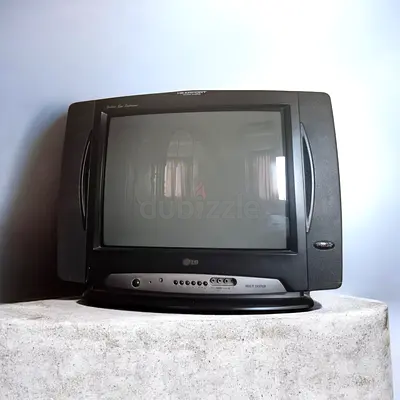Used 21-inch CRT TV - Works Fine, Good Condition (just the start button is loose needs change)