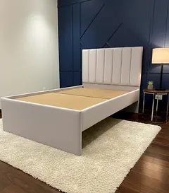 double size bed frame with mattress 12cm medical padded headboard