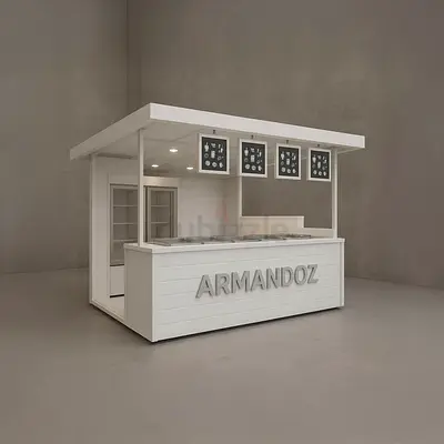 Modern Ice Cream Display Kiosk UAE | Luxury Ice Cream Kiosk For Sale