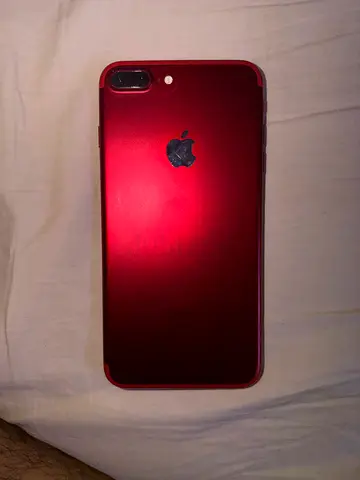 Red iPhone 7 Plus (256GB) - Excellent Condition with 100% Health