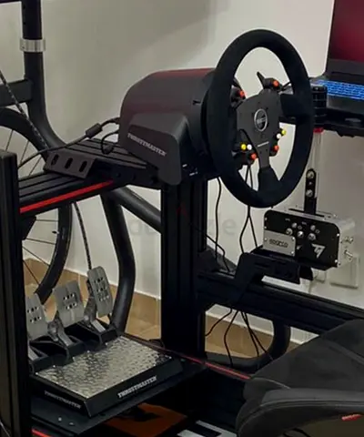 Steering with pedals & handbrake for all platforms Thrusmaster brand
