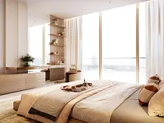 Burj Khalifa and Pool View | Maids Room
