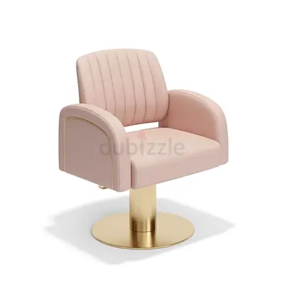 Globalstar Pink Hairdressing Chair - Stylish Salon Styling Furniture with Ergonomic Design and Adjus