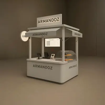 Premium Food Kiosk Design | Food Cart Design Dubai