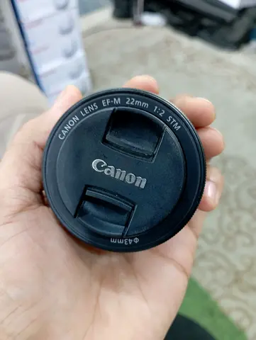 Canon EF-M 22mm F/2 STM AF Lens EOS EF-M Mount Black MACRO 0.15m/0.49ft