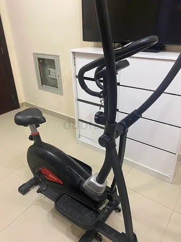 Bicycle/optical hybrid cardio machine