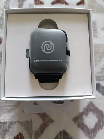 Smartwatch with original box — unused, protective film on display