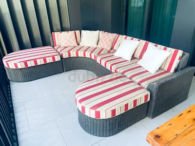 Ace Outdoor Ratan Corner Sofa in Great Condition