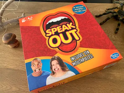 Hasbro Speak Out Game 16+ (2out of 10 mouthpieces used)