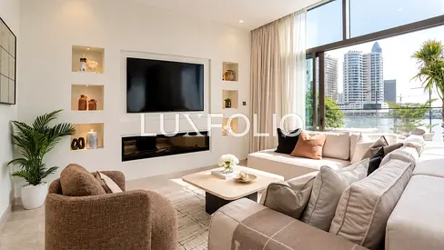 Rare Waterfront Duplex | Huge Terrace | Fully Furnished