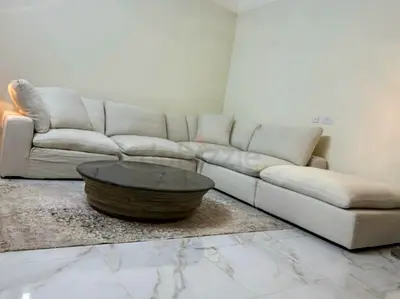 Comfortable Marina Home feather 🪶 filled Luscious Sofa Beige with footstool