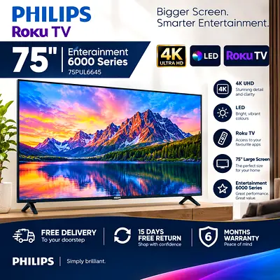 Philips 75inch 4k Roku