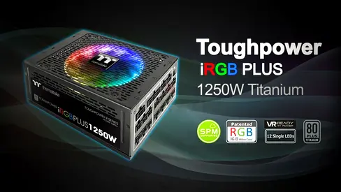 Thermaltake Titanium 1250W Toughpower iRGB PLUS - TT Premium Edition gaming PSU