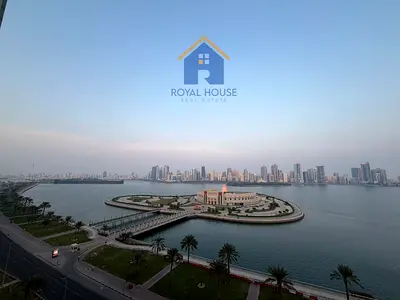2BR Sea View Apartment with 3 Balconies in Al Majaz 3