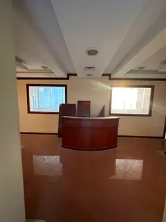 Two connected offices for annual rent in Al Majaz 1, Sharjah, Corniche front row. 3 months free, fre