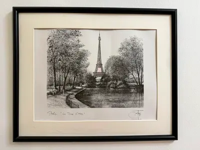 Paris – La Tour Eiffel Framed Art Print
