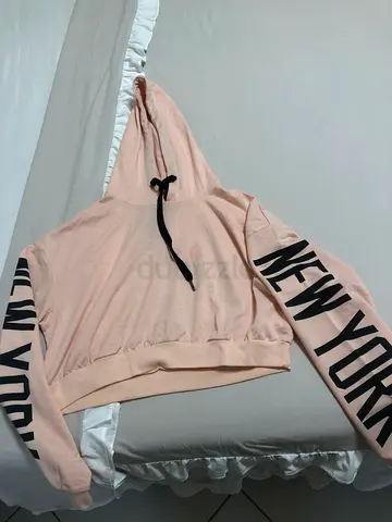 Light pink New York hoodie, size s