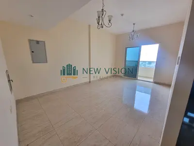 Al Majaz 3: 2-bedroom apartment with living room, balcony and parking. AED 45,900 yearly, close to essential services, flexible payments and free main
