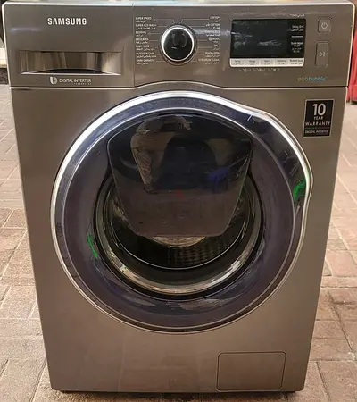 Samsung Front Load Washing Machine - 9kg (Silver, Digital Inverter)