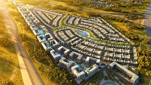 فيلا من 4 غرف نوم مطلة على الحديقة | داماك ريفرسايد سيج | تصميمات داخلية مفروشة