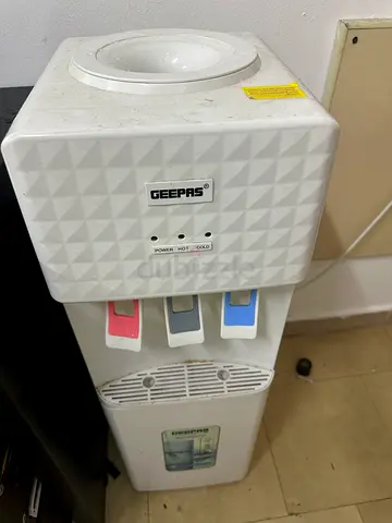 Geepas Countertop Hot & Cold Water Dispenser - White