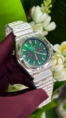 Breitling Chronomat Green Dial Chronograph – Stainless Steel Luxury Watch