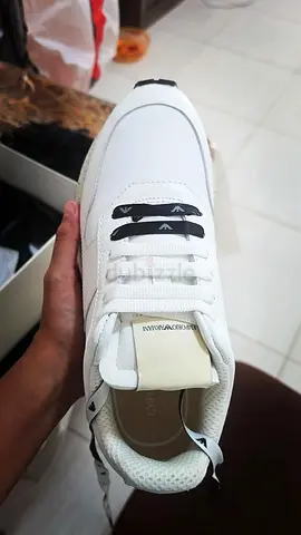 Emporio Armani White casual sneakers, Brand New