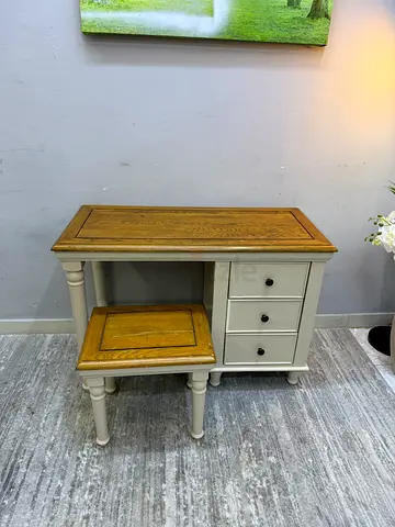 Study table with stool wooden table good condition