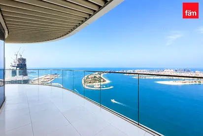 High Floor | Full Palm Views | Private Beach