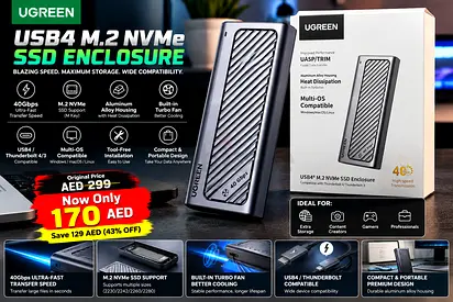 UGREEN USB4 M.2 NVMe SSD ENCLOSURE