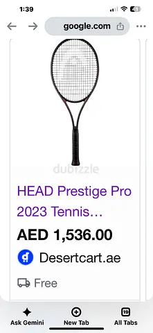 HEAD Prestige Pro 2023 Tennis Racket (Ansolute precision) - Brand new, Excellent Condition