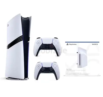 PS5 PRO Digital Model+2 White Controller+Disc Drive+ChargingStation+GT7 Disc