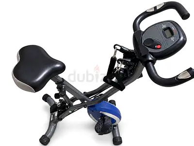 Compact Foldable Magnetic Exercise Bike with Monitor
