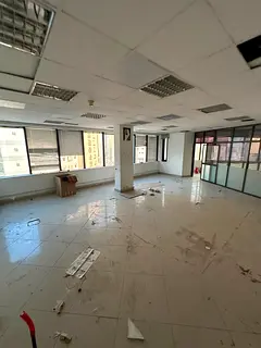 Office for annual rent in Al Majaz 1, Sharjah. Open view, free AC, 3 months free, prime location nea