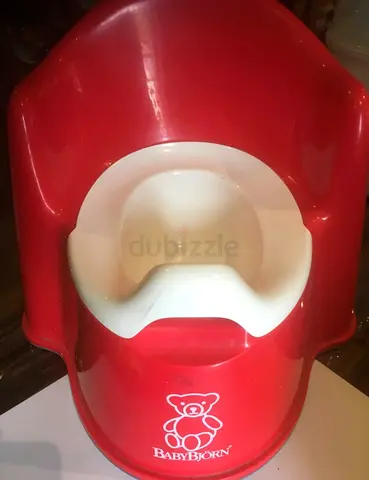 BabyBjorn Red Potty Seat - Good Condition