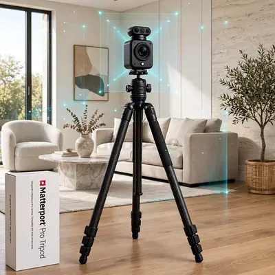 Matterport Pro Tripod with Ball Head — Carbon Fiber