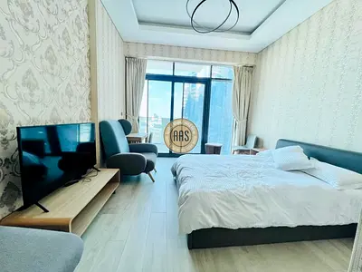 Furnished Studio | Creek Views | Balcony | Burj Skyline View