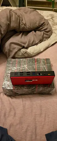 Compact Red Mini PC Barebone / Small Form Factor Desktop