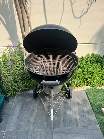 Weber Charcoal Kettle Grill with Lid and Wheels - Used