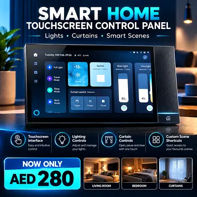 SMART HOME TOUCHSCREEN CONTROL PANEL