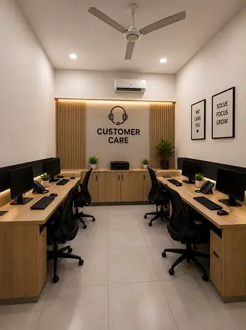 Luxury Office Work Station Fitout Design