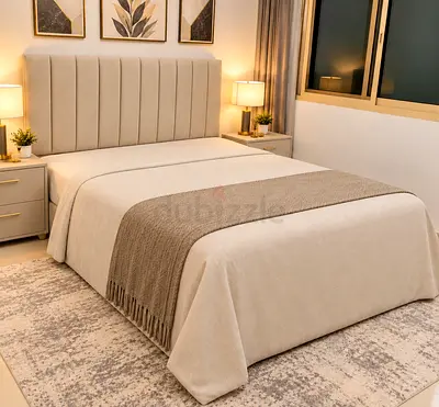 New king bed frame with upholstered headboard storage bed and modern design king size bed
