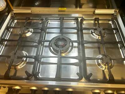 Super General 90x60 cm 5-Burner Gas Cooker with Oven (Stainless Steel)
