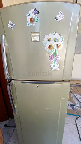 Used Toshiba Top Freezer Refrigerator - Good Working Condition